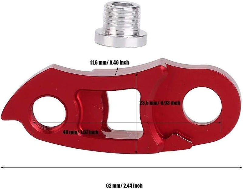 Chargez l'image dans la visionneuse de la galerie, Extension de dérailleur arrière en aluminium CNC pour VTT et vélo de course – extension de dérailleur – transmission de vélo
