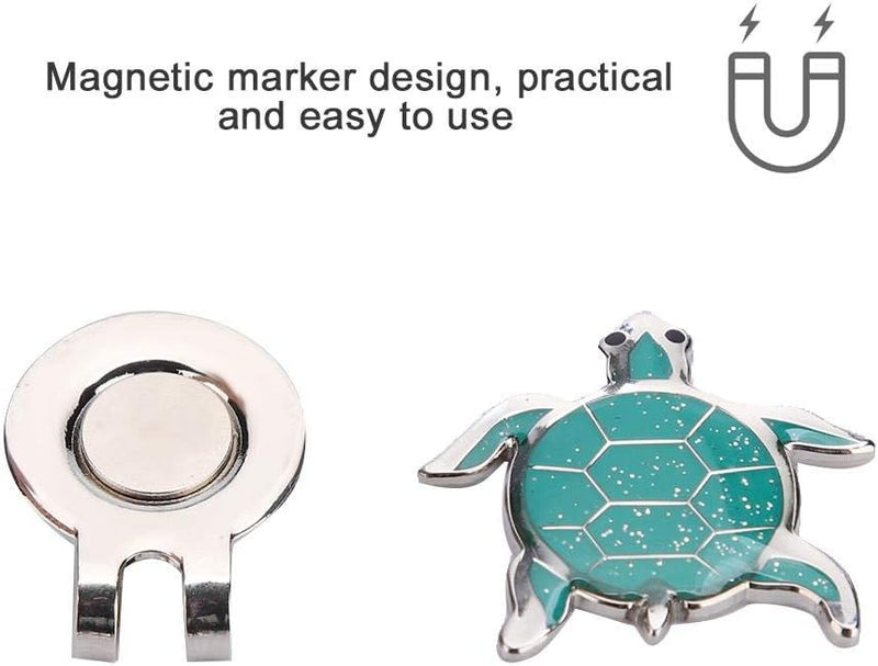 Chargez l'image dans la visionneuse de la galerie, Magnetische golfbal marker met roestvrijstalen petclip en decoratief ontwerp – balmarker – golfaccessoires
