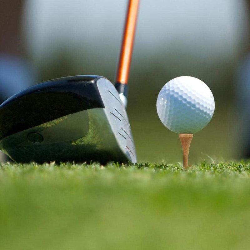 Laad afbeelding in Galerijviewer, Houten golftees 100 stuks 42 mm voor golfballen en afslagtraining – golfpinnetjes – driving range
