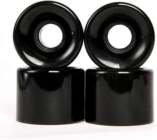 Longboard wielen 60 mm 78A met 608 lagers en spacers 4 stuks – cruiser skateboard wielen