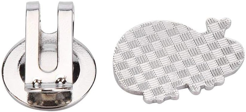 Chargez l'image dans la visionneuse de la galerie, Magnetische golfbal marker met roestvrijstalen petclip en decoratief ontwerp – balmarker – golfaccessoires
