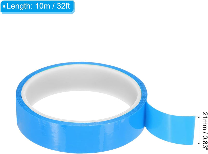 Laden Sie das Bild in Galerie -Viewer, Tubeless-Felgenband 21 mm x 10 Meter blau selbstklebend – luftdichtes Felgenband – Fahrradzubehör

