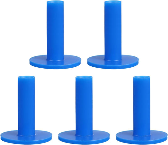 Rubber golf tees 6x5 cm (5 stuks) - Oefen tees voor hitting mats - Golf balhouder driving range