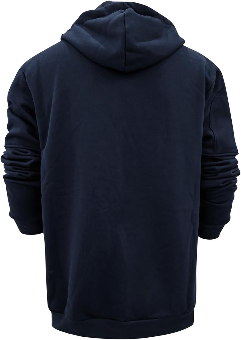 Chargez l'image dans la visionneuse de la galerie, Heren lange hoodie met capuchon en rits voor de winter – vest – heren trui
