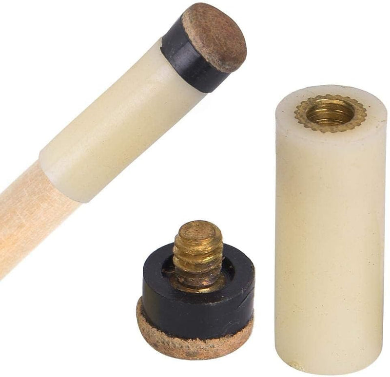 Laad afbeelding in Galerijviewer, Biljartkeu pomeransen 10 stuks van leer en kunststof voor snooker en pool – keutips – biljartonderdelen
