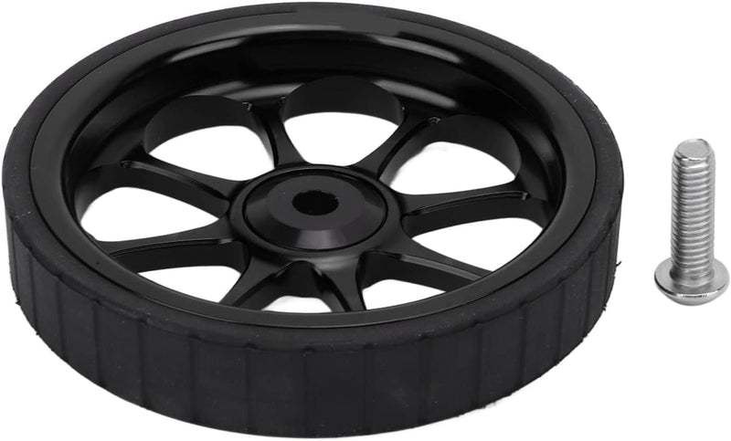 Laden Sie das Bild in Galerie -Viewer, Vouwfiets transportwiel 82 mm van aluminium met ingebouwd lager voor 3sixty fietsen – easywheel – fietsonderdelen
