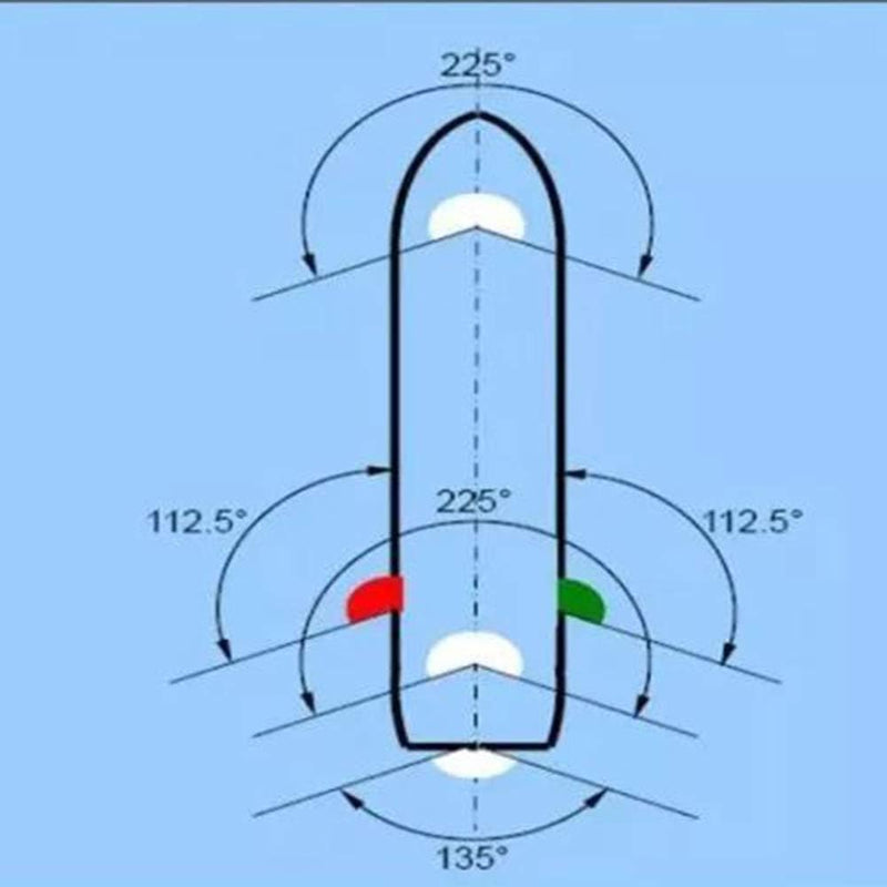 Laad afbeelding in Galerijviewer, LED Navigation Lights - Stern &amp; Bow Kayak Lights for Pontoon, Skeeter, Power Boat &amp; Skiff (Pack of 4, 12V)
