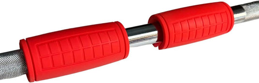 Dikke haltergrepen 2 stuks 5,5 cm van antislip siliconen – fat grips – grip trainer