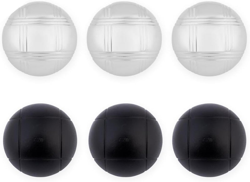 Charger l’image dans la visionneuse de galerie, Jeu de pétanque avec 6 boules métalliques de 74 mm, sac de transport inclus – boules de pétanque – jeu d’extérieur
