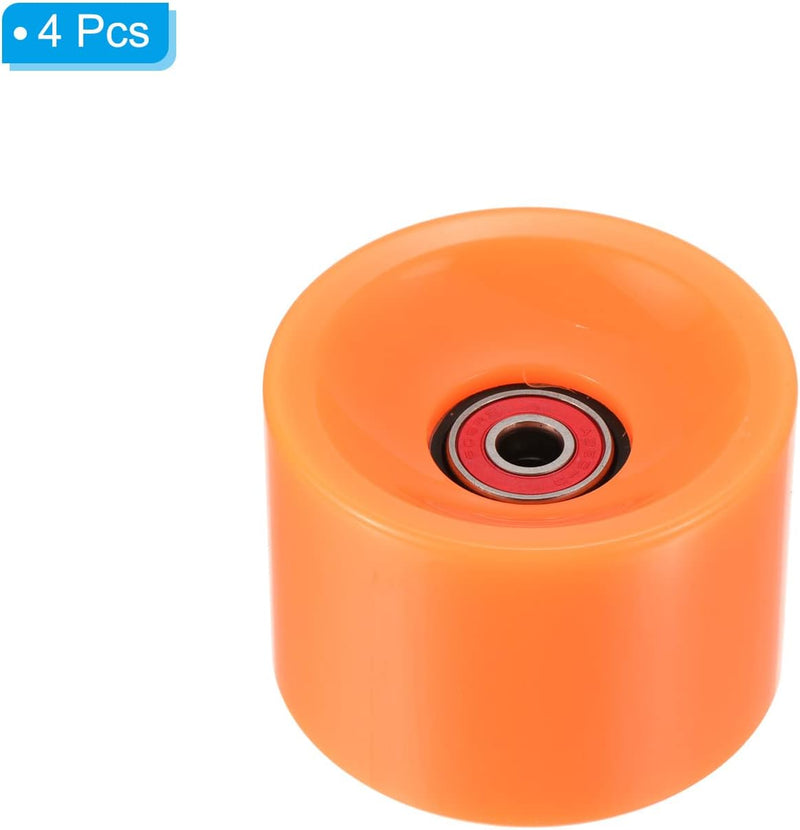 Chargez l'image dans la visionneuse de la galerie, Longboard wielen 70 x 51 mm 78A met ABEC-9 lagers 4 stuks blauw – cruiser skateboard wielen
