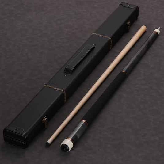 Biljartkeu 147 cm 19-20 oz – Canadese Esdoorn Pool Cue 12,5 mm Tip – Leren Grip