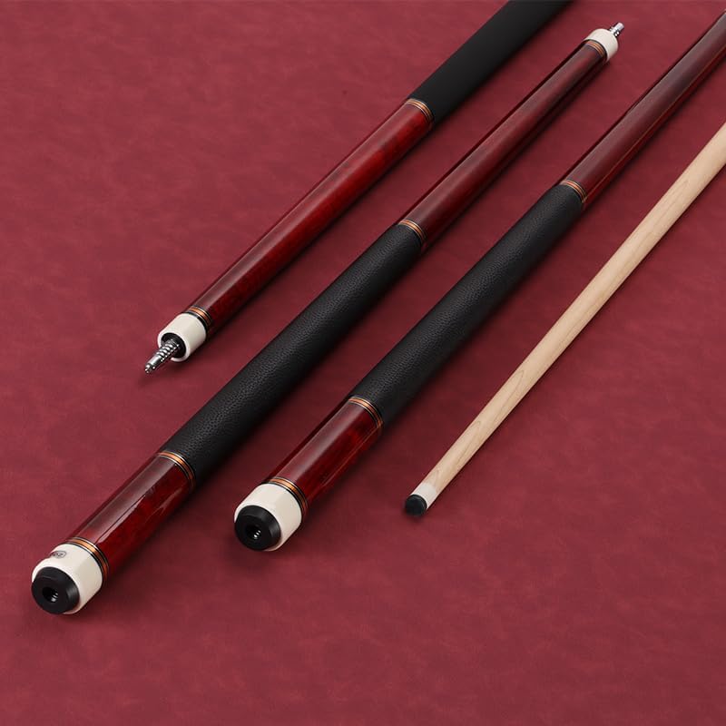 Laden Sie das Bild in Galerie -Viewer, Biljartkeu 147 cm 19-20 oz – Canadese Esdoorn Pool Cue 12,5 mm Tip – Leren Grip
