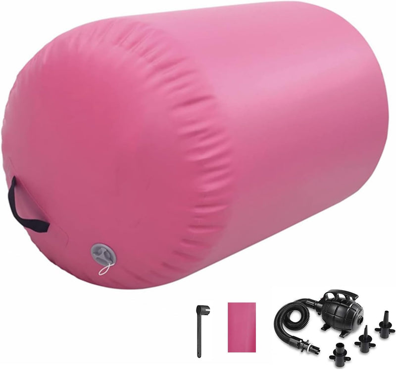 Laden Sie das Bild in Galerie -Viewer, Opblaasbare air roller 60/75/90 cm – gymnastiekrol voor tumbling, backflip, yoga en training – met elektrische pomp
