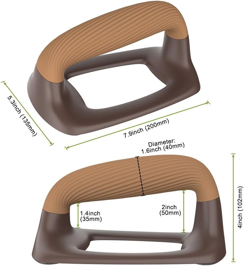 Load image into Gallery viewer, Push-up bars met ergonomische zachte handgrepen en antislip basis – opdruksteunen – krachttraining
