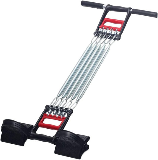 Multifunctionele expander fitness met voetpedaal voor borst-, arm-, bovenlichaams- en spiertraining