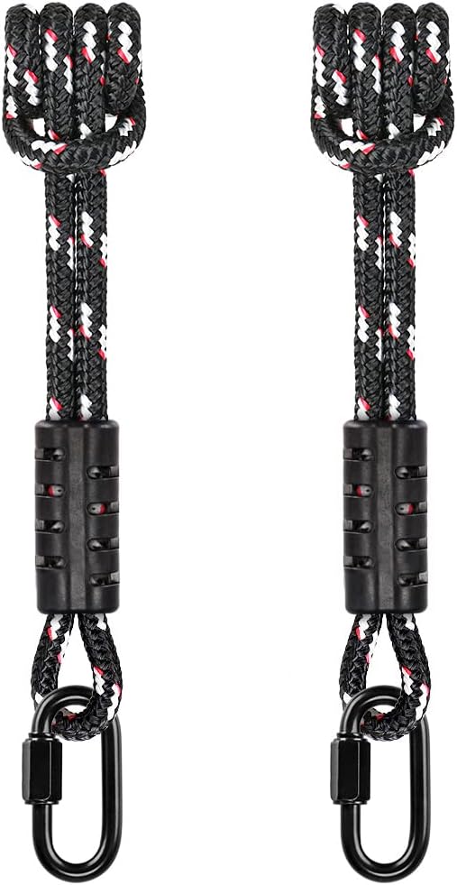 2x prusik lus 50 cm x 10 mm – polyester veiligheidstouw met genaaide lus voor outdoor en camping