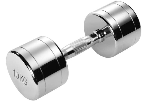 Trendy Sport Chroom dumbbell - 1 stuk - 5,0 kg