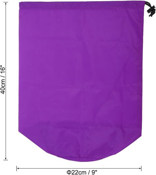 Waterdichte spullen zak met trekkoord 13x25 cm - Lichtgewicht stuff sack - Opbergzak kamperen & reizen