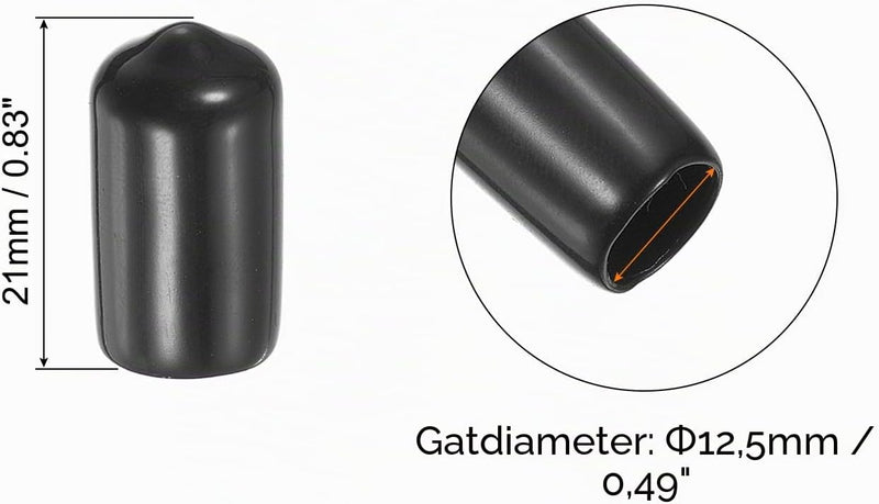 Laad afbeelding in Galerijviewer, Snooker keu tip beschermhoes rubber (15 stuks) - Biljart keudop bescherming - Biljart accessoires keu protector
