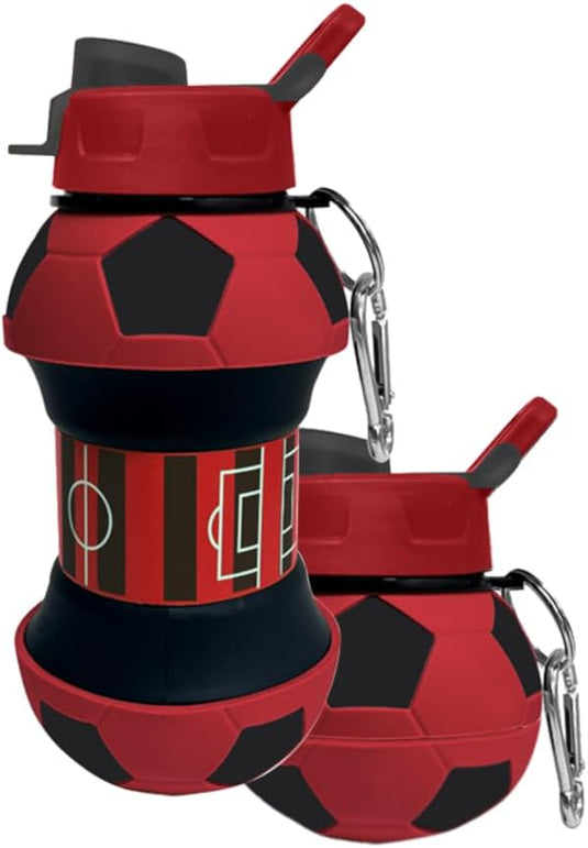 Voetbal drinkfles met rietje 550 ml