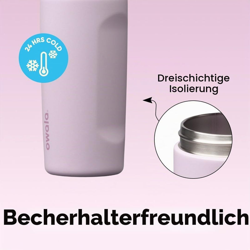 Laden Sie das Bild in Galerie -Viewer, Geïsoleerde RVS drinkfles 710 ml met rietje en lekvrije dop – waterfles – thermosfles
