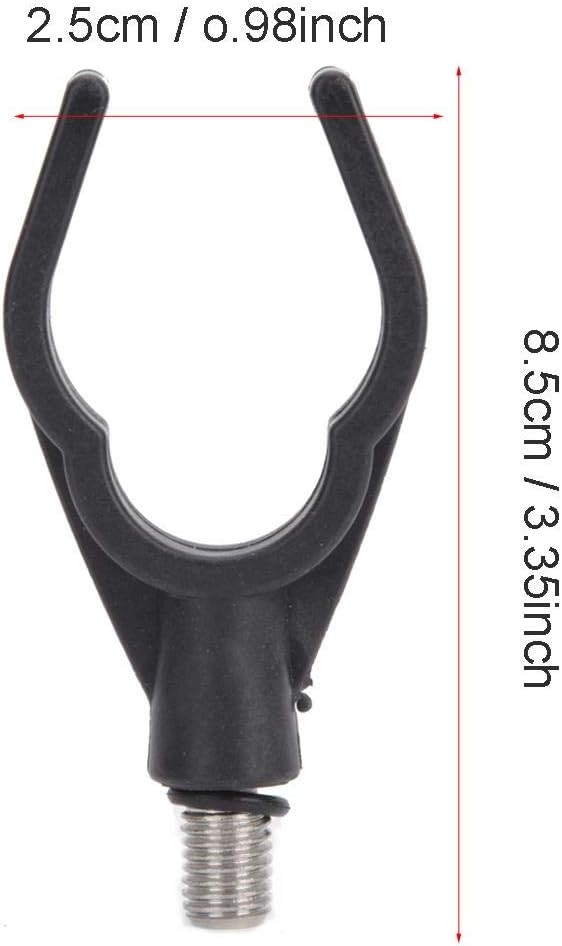 Chargez l'image dans la visionneuse de la galerie, Têtes de support de canne, 4 pièces, en plastique avec filetage en acier inoxydable – porte-cannes – supports de pêche
