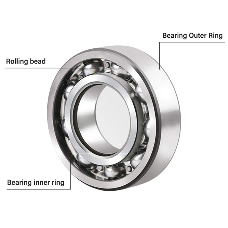 Load image into Gallery viewer, Rybtd 20 STUKS Skateboardlagers kleurenminiatuur, Dubbel afgeschermde lagers ABEC-9 608 2RS Skateboard Lager voor Lange Skateboards Vierwielige Skates Wielen Vervangende Lager

