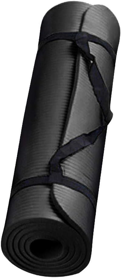 Laad afbeelding in Galerijviewer, Dikke sportmat 15 mm met antislip oppervlak voor fitness en yoga – yogamat – trainingsmat
