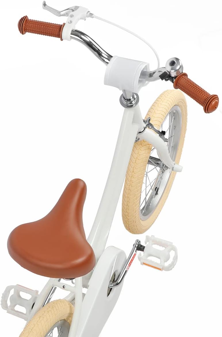 Load image into Gallery viewer, Breed kinderfietszadel bruin voor fietsen van 12 tot 20 inch
