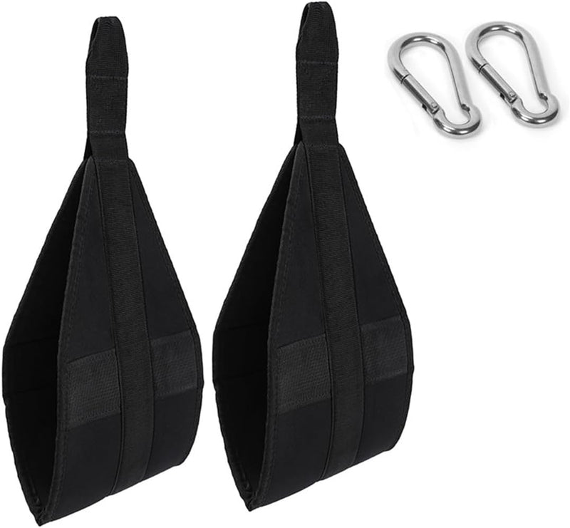 Laden Sie das Bild in Galerie -Viewer, Ab straps 2 stuks voor optrekstang en hangende buikspieroefeningen – buikspiertrainer – core straps
