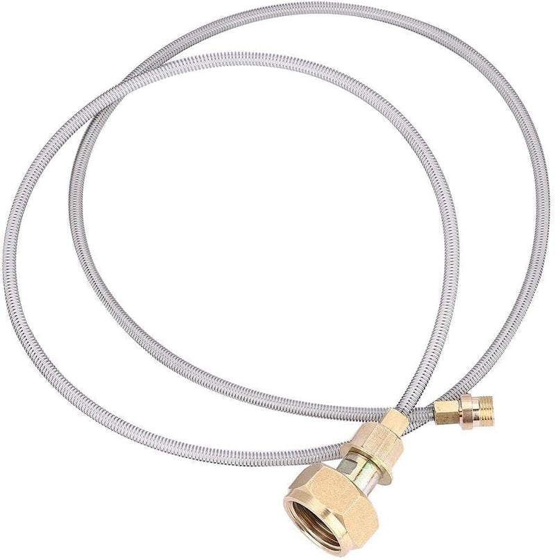Chargez l'image dans la visionneuse de la galerie, Adaptateur pour bouteille de gaz avec raccord en cuivre et tuyau en nylon de 110 cm pour réchauds de camping – adaptateur GPL – accessoires de camping
