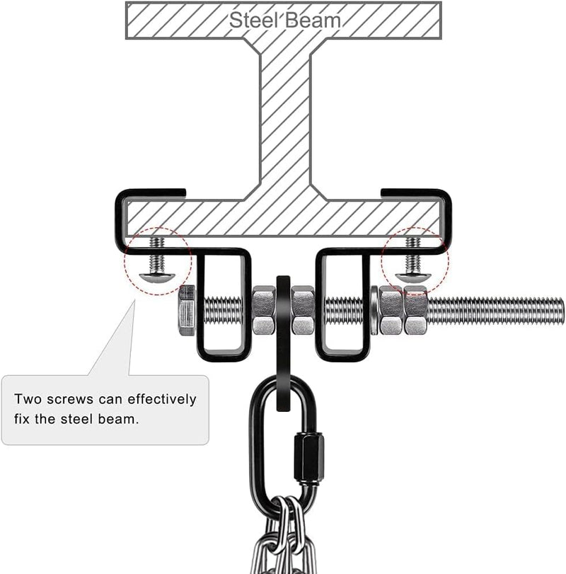 Load image into Gallery viewer, Verstelbare bokszakhanger voor balkmontage tot 400 kg
