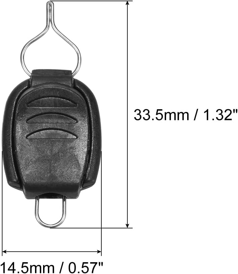 Laden Sie das Bild in Galerie -Viewer, Schnurhalter 10 Stück für Baitcasting-Rollen schwarz – Schnurclips – Angelschnurstopper – Angelzubehör
