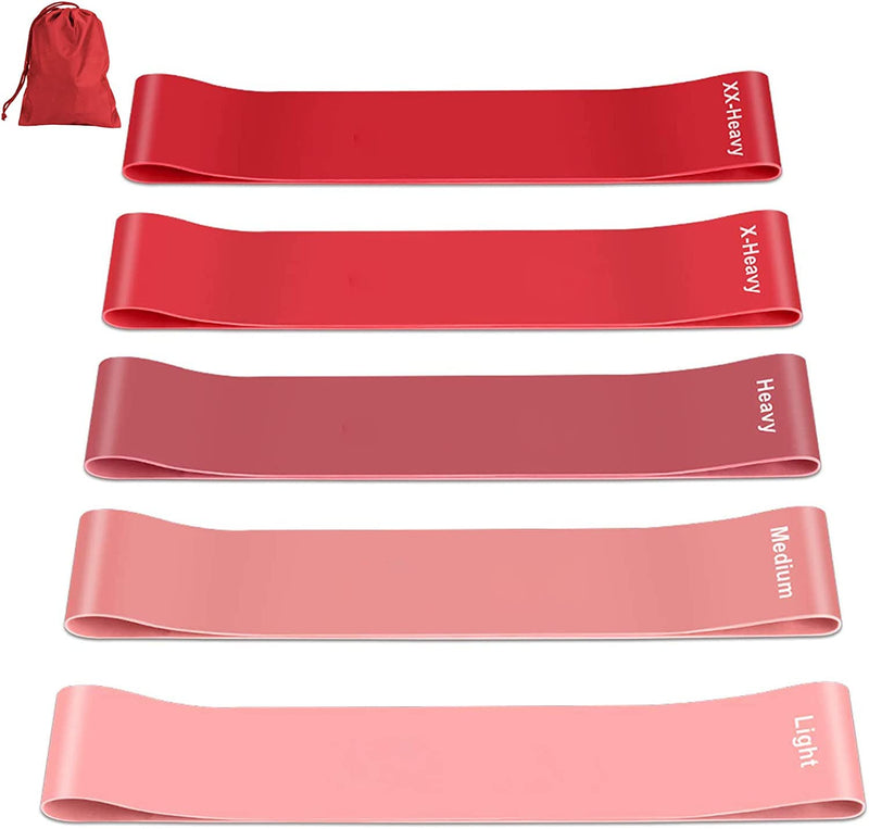Chargez l'image dans la visionneuse de la galerie, Fitness elastieken 5-delige set met verschillende weerstandsniveaus – weerstandsbanden – resistance bands
