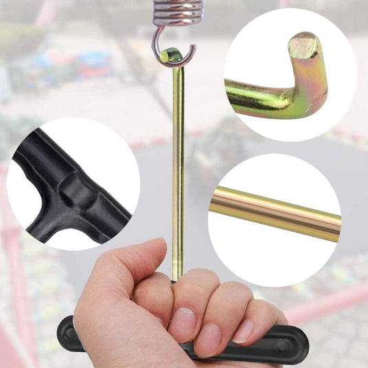 Trampoline T-haken 2 stuks voor montage en verwijderen van veren – veertrekker – trampoline gereedschap