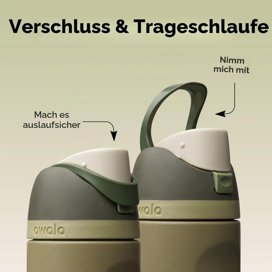 Geïsoleerde RVS drinkfles 710 ml met rietje en lekvrije dop – waterfles – thermosfles