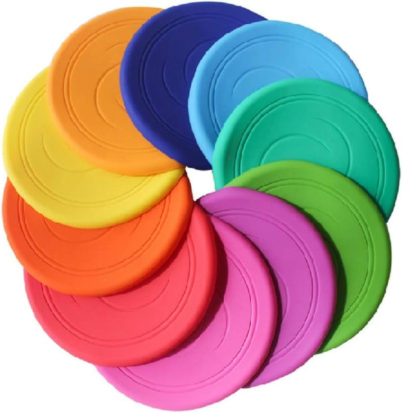 Laden Sie das Bild in Galerie -Viewer, 2x zachte frisbee 17 cm – flexibele siliconen werpschijven voor kinderen en buiten spelen
