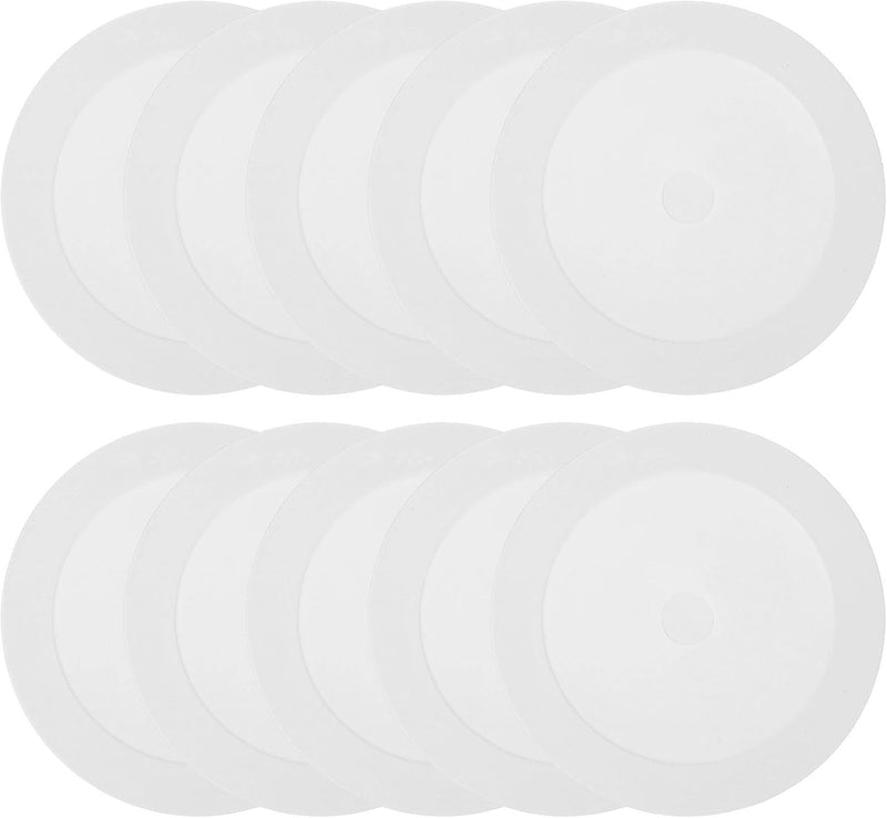 Carica immagine in Galleria Viewer, Vloermarkers 10 stuks 15,5 cm antislip wit – platte trainingskegels – voetbal basketbal accessoires
