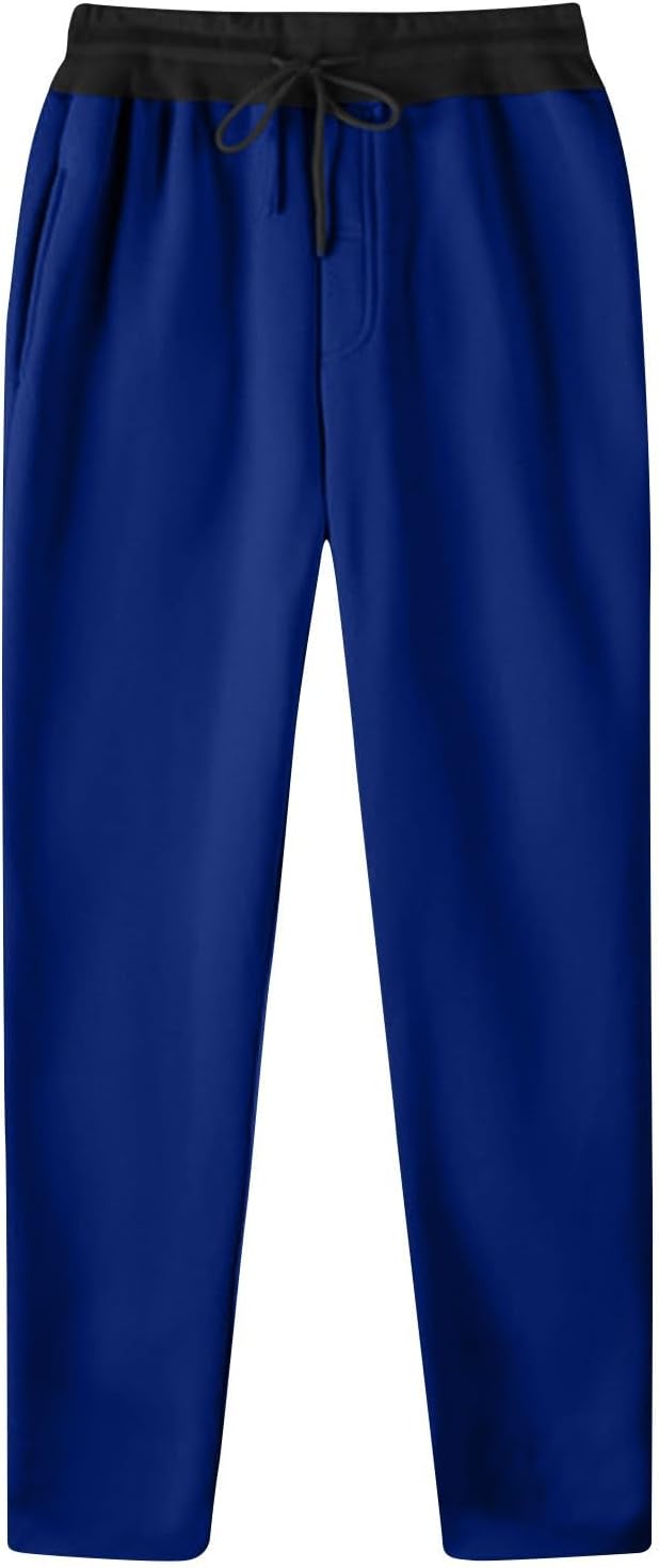 Laden Sie das Bild in Galerie -Viewer, Heren joggingbroek van polyester met elastische tailleband en zakken – sportbroek – trainingsbroek
