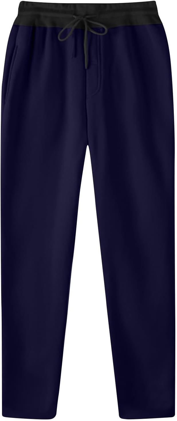 Laden Sie das Bild in Galerie -Viewer, Heren joggingbroek van polyester met elastische tailleband en zakken – sportbroek – trainingsbroek
