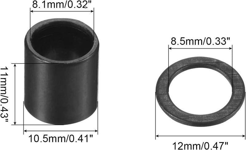 Chargez l'image dans la visionneuse de la galerie, Skateboard lager spacers en speed washers 56-delige set zilver – wiel afstandhouders – skateboard accessoires
