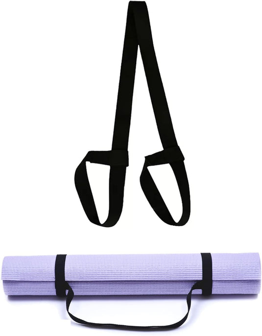 Yogamat draagriem verstelbaar zwart