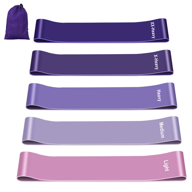 Chargez l'image dans la visionneuse de la galerie, Fitness elastieken 5-delige set met verschillende weerstandsniveaus – weerstandsbanden – resistance bands
