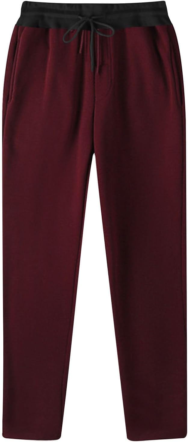 Laden Sie das Bild in Galerie -Viewer, Heren joggingbroek van polyester met elastische tailleband en zakken – sportbroek – trainingsbroek
