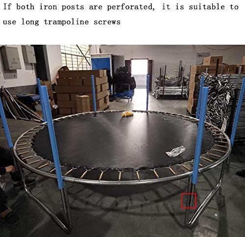 Trampoline schroeven 10 stuks met kunststof bevestiging – bevestigingsbouten – trampoline accessoires
