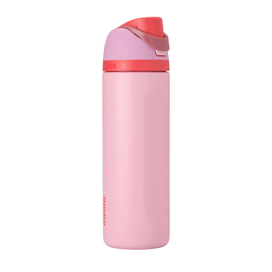 Geïsoleerde RVS drinkfles 710 ml met rietje en lekvrije dop – waterfles – thermosfles