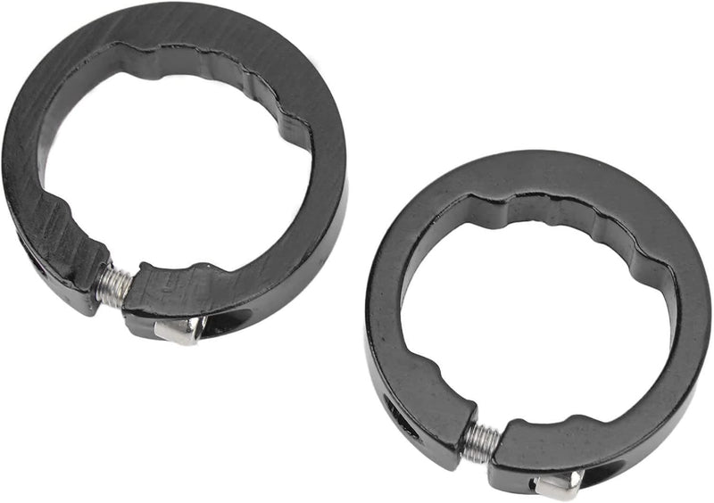 Laad afbeelding in Galerijviewer, Fietshandvat klemringen 2 stuks van aluminium voor 22,2 mm fietssturen – gripvergrendeling – stuurklemmen
