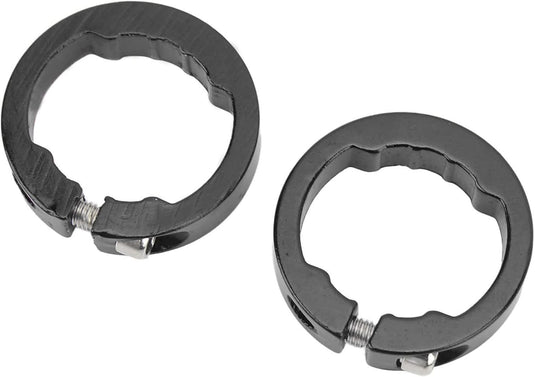 Fietshandvat klemringen 2 stuks van aluminium voor 22,2 mm fietssturen – gripvergrendeling – stuurklemmen