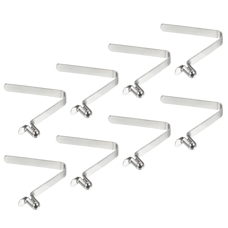 Load image into Gallery viewer, Veerclips met drukknop 8 x 5 mm 8 stuks van staal – buisklemmen – kajak tentstok accessoires
