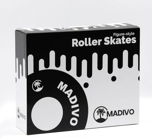 Madivo Pastel Klassieke retro rolschaatsen voor dames | ABEC-7 kogellagers | meisjes rolschaatsen, skeelers| blauw/koraal | maat 35, 36, 37, 38, 39, 40, 41